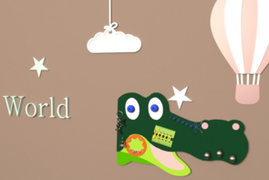 Бизиборд «Голова крокодила» - fgospostavki.ru - Королёв