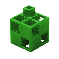 Кубик-основание зеленый 20х20 Artec - fgospostavki.ru - Королёв