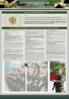 Стенд-уголок "Конституция Российской Федерации и Федеральный закон "О воинской обязанности и военной службе" - fgospostavki.ru - Королёв