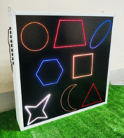 Панель интерактивная со светящимися цветными фигурами - fgospostavki.ru - Королёв