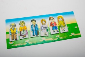 Набор пальчиковых кукол "Семья" - fgospostavki.ru - Королёв