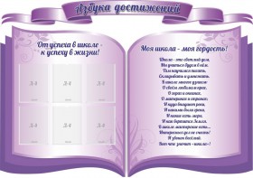 Стенд "Азбука достижений" (резной стенд из 3-х частей) - fgospostavki.ru - Королёв