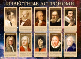 Стенд "Известные астрономы" - fgospostavki.ru - Королёв
