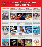 Стенд "Олимпийские летние виды спорта" - fgospostavki.ru - Королёв