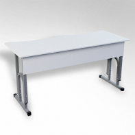 Стол 'Архимед ТР' 2-х местный регулируемый с эргономичной столешницей - fgospostavki.ru - Королёв