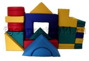 Мягкий модуль-конструктор "Стройка" (20 элементов) - fgospostavki.ru - Королёв