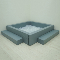 Сухой бассейн с шариками и RGB-подсветкой 190х190 см - fgospostavki.ru - Королёв