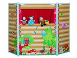 Учебный комплект "Домашний театр" с тематическими фигурками для представлений - fgospostavki.ru - Королёв