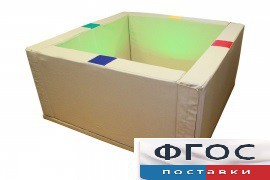 Сухой бассейн интерактивный с кнопками-переключателями (217х217х66 сантиметров) - fgospostavki.ru - Королёв