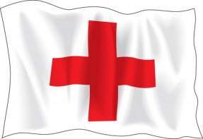 Флаг Красного креста - fgospostavki.ru - Королёв