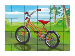 Магнитный пазл "Велосипед" - fgospostavki.ru - Королёв