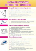 Стенд "Инструкция безопасности на уроках труда №1" - fgospostavki.ru - Королёв