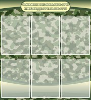 Стенд "Основы безопасности жизнедеятельности" Вариант 2 - fgospostavki.ru - Королёв