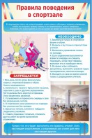 Стенд "Правила поведения в спортзале №1" - fgospostavki.ru - Королёв