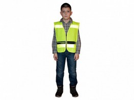 Световозвращающий жилет на молнии для пешеходов - fgospostavki.ru - Королёв