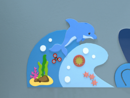 Бизиборд «Дельфин» - fgospostavki.ru - Королёв