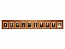 Стенд-лента "Портреты зарубежных детских писателей" - fgospostavki.ru - Королёв