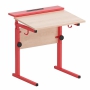 Стол ученический с наклоном столешницы (0-15°) на прямоугольной трубе - fgospostavki.ru - Королёв