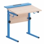 Стол ученический с наклоном столешницы (0-15°) на прямоугольной трубе - fgospostavki.ru - Королёв