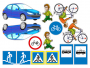 Магнитно-маркерная доска "Дорожные правила пешехода" с комплектом тематических магнитов - fgospostavki.ru - Королёв