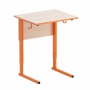 Стол ученический регулируемый (одноместный) на прямоугольной трубе - fgospostavki.ru - Королёв